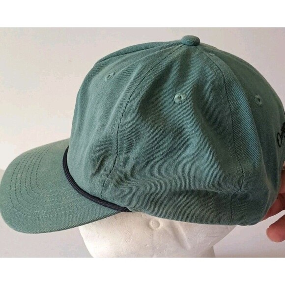 Original Penguin Men's Baseball Cap Hat Green 100% Cotton Snapback Prep Dad - Picture 5 of 8